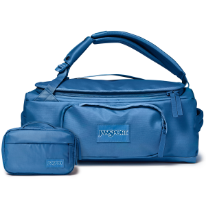 JanSport Convertible Duffel Toiletry Bag Elemental Blue Set